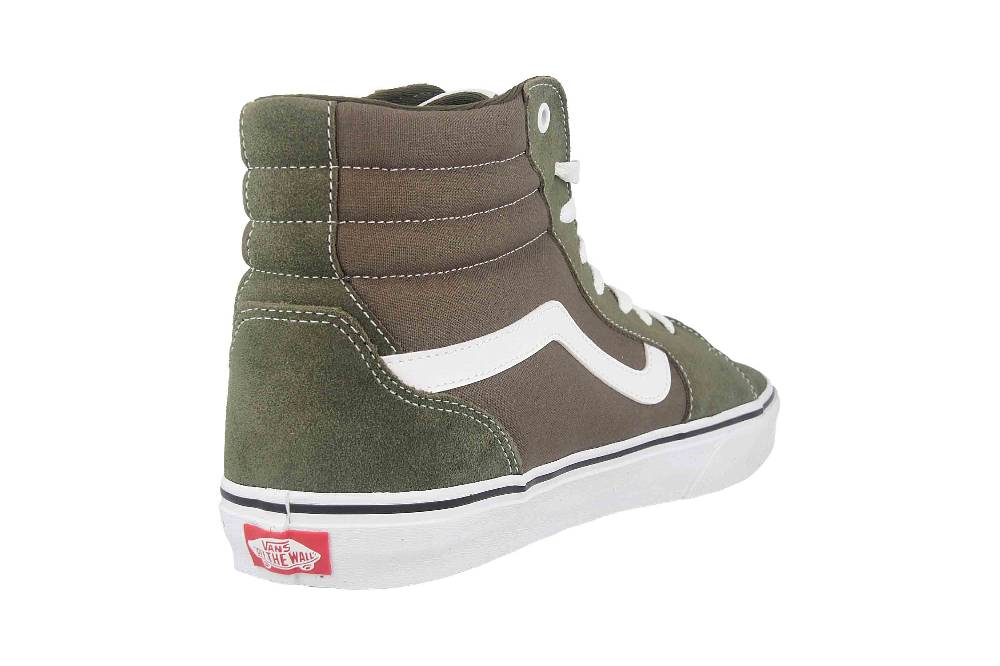 VANS MN Filmore Hi SUEDE/CANVAS GRAPE LEAF/WHITE Sneaker In Übergrößen Grün VN0A5KXTRQV1 Große Herrenschuhe