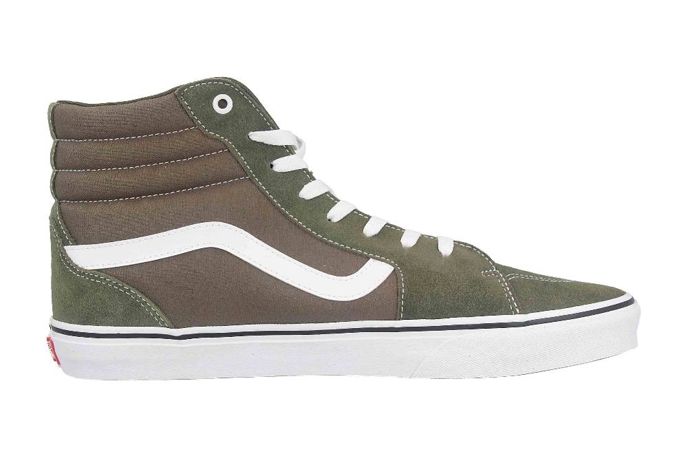 VANS MN Filmore Hi SUEDE/CANVAS GRAPE LEAF/WHITE Sneaker In Übergrößen Grün VN0A5KXTRQV1 Große Herrenschuhe