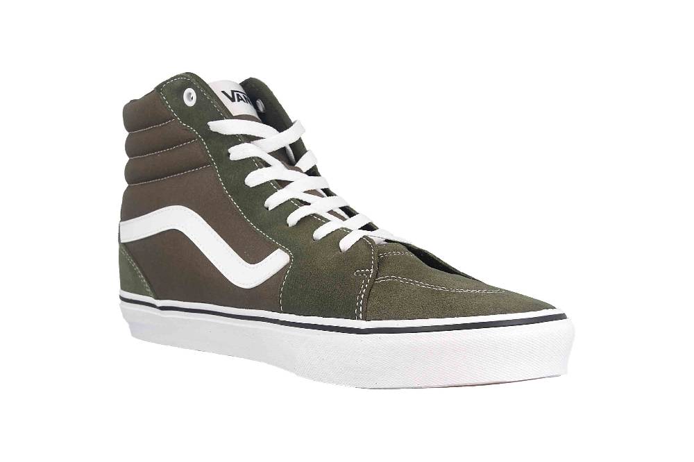 VANS MN Filmore Hi SUEDE/CANVAS GRAPE LEAF/WHITE Sneaker In Übergrößen Grün VN0A5KXTRQV1 Große Herrenschuhe