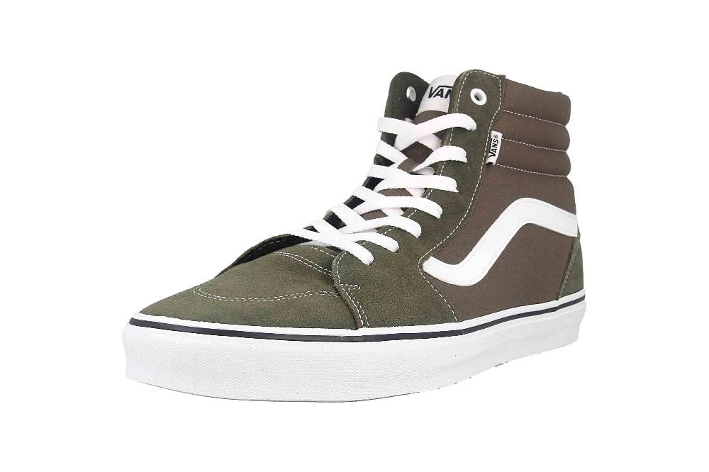 VANS MN Filmore Hi SUEDE/CANVAS GRAPE LEAF/WHITE Sneaker In Übergrößen Grün VN0A5KXTRQV1 Große Herrenschuhe