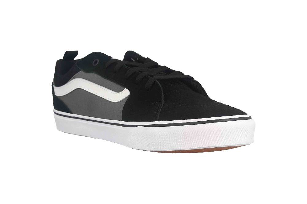 VANS MN Filmore SUEDE/CANVAS (SUEDE CANVAS) BLACK/PEWT Sneaker In Übergrößen Mehrfarbig VN0A3MTJT2J1 Große Herrenschuhe