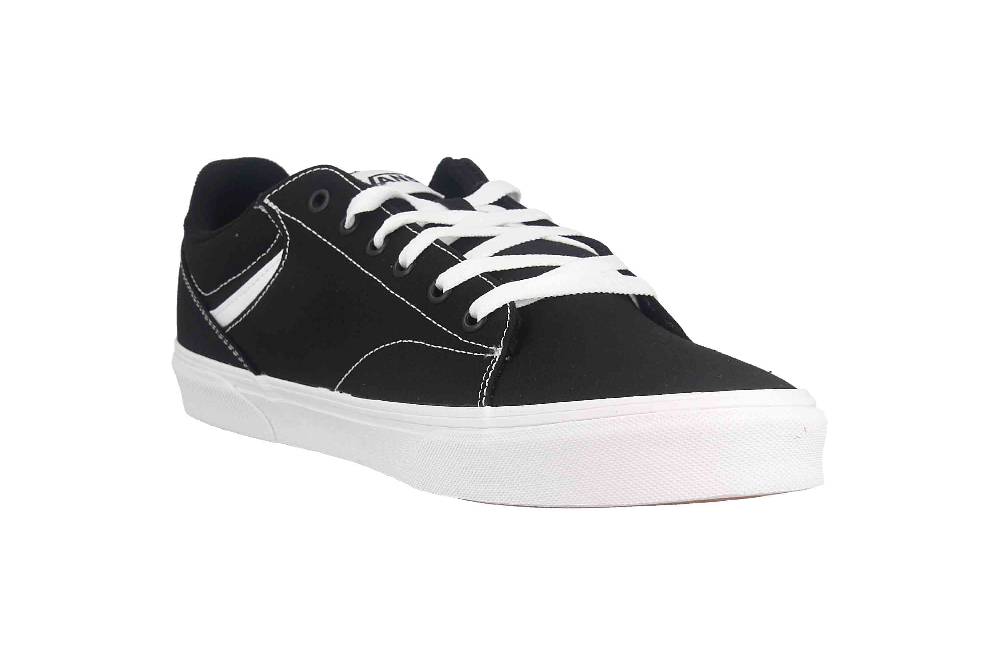 VANS MN Seldan CANVAS (Canvas) Black/White Sneaker In Übergrößen Schwarz VN0A4TZE1871 Große Herrenschuhe