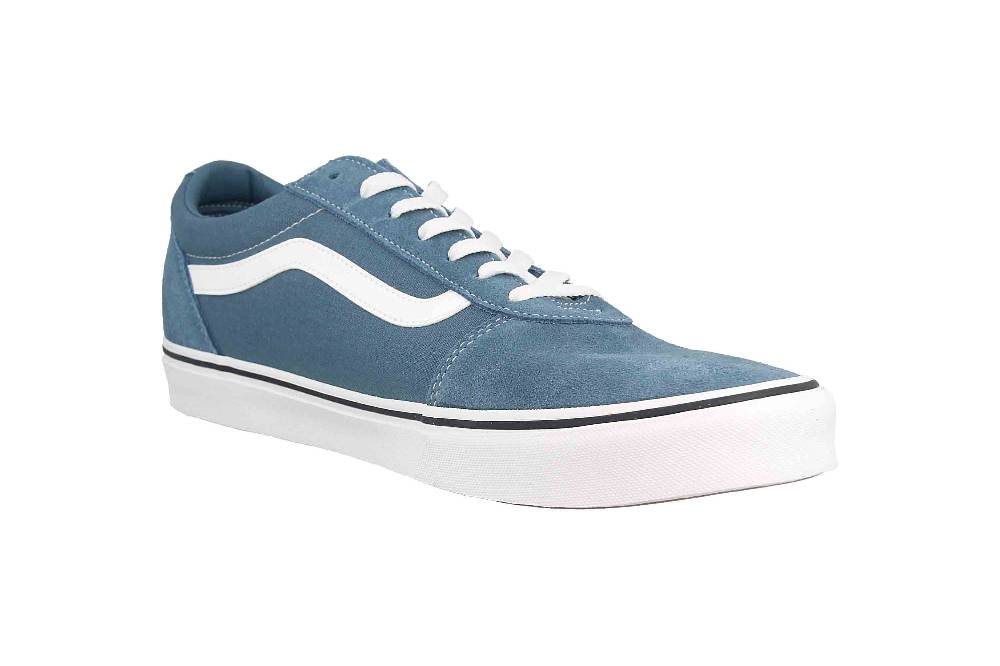 VANS MN Ward SUEDE/CANVAS BLUESTONE Sneaker In Übergrößen Blau VN0A38DMJCN1 Große Herrenschuhe