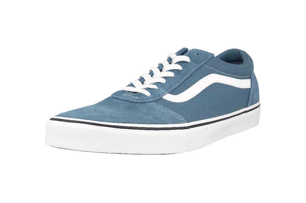 VANS MN Ward SUEDE/CANVAS BLUESTONE Sneaker In Übergrößen Blau VN0A38DMJCN1 Große Herrenschuhe