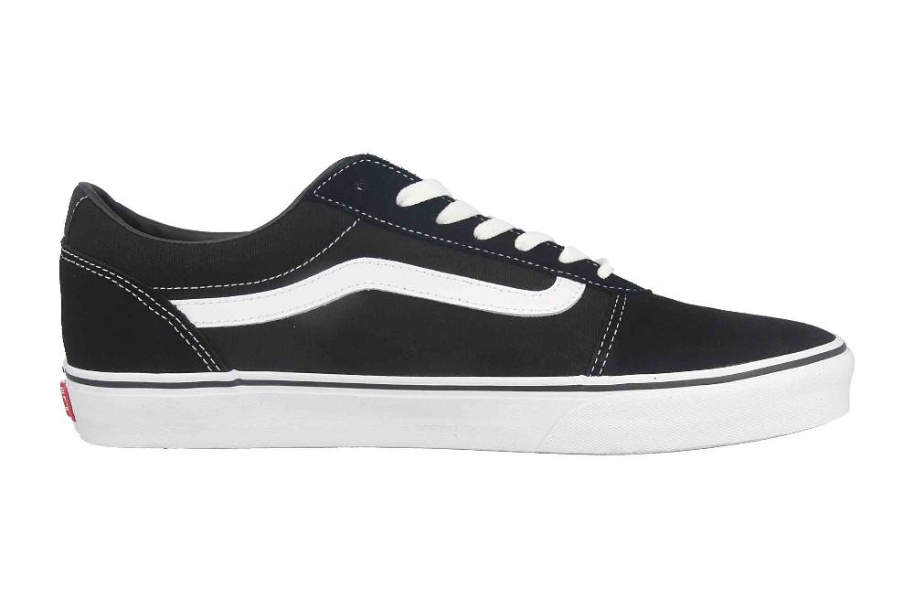 VANS MN WARD (Suede Canvas) Sneaker In Übergrößen Schwarz VN0A36EMC4R1 Große Herrenschuhe