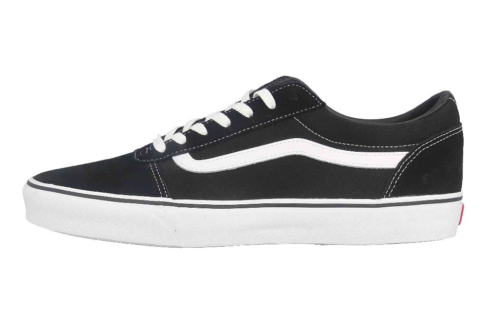 VANS MN WARD (Suede Canvas) Sneaker in Übergrößen Schwarz VN0A36EMC4R1 große Herrenschuhe