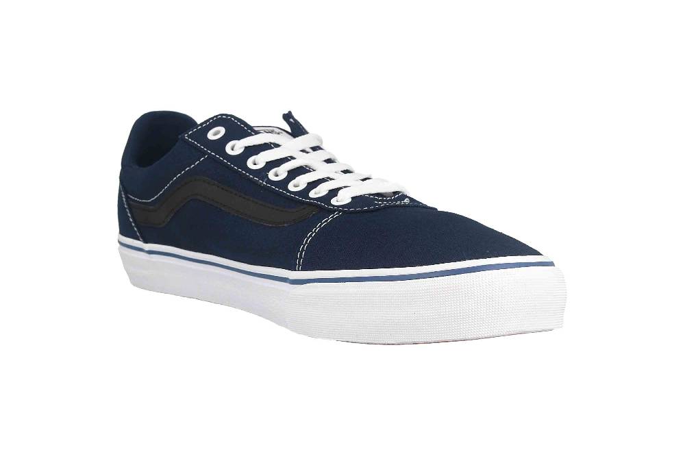 VANS Ward Deluxe CANVAS DRESS BLUES/WHITE Sneaker In Übergrößen Blau VN000C4U5S21 Große Herrenschuhe