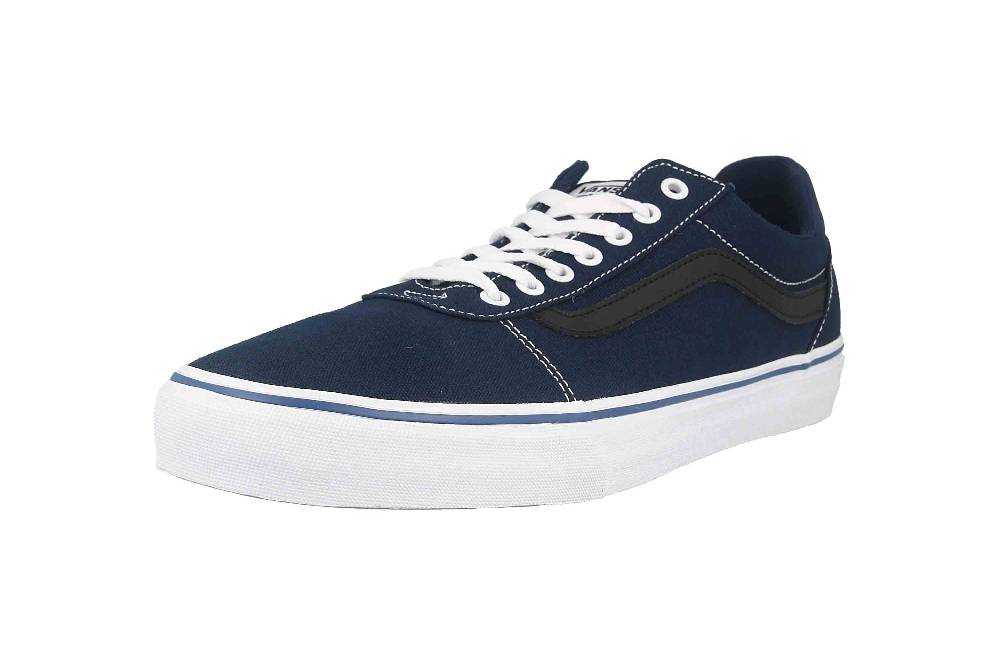 VANS Ward Deluxe CANVAS DRESS BLUES/WHITE Sneaker In Übergrößen Blau VN000C4U5S21 Große Herrenschuhe