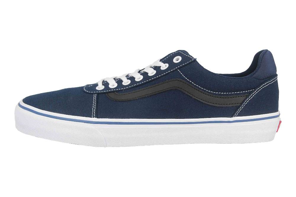 VANS Ward Deluxe CANVAS DRESS BLUES/WHITE Sneaker in Übergrößen Blau VN000C4U5S21 große Herrenschuhe