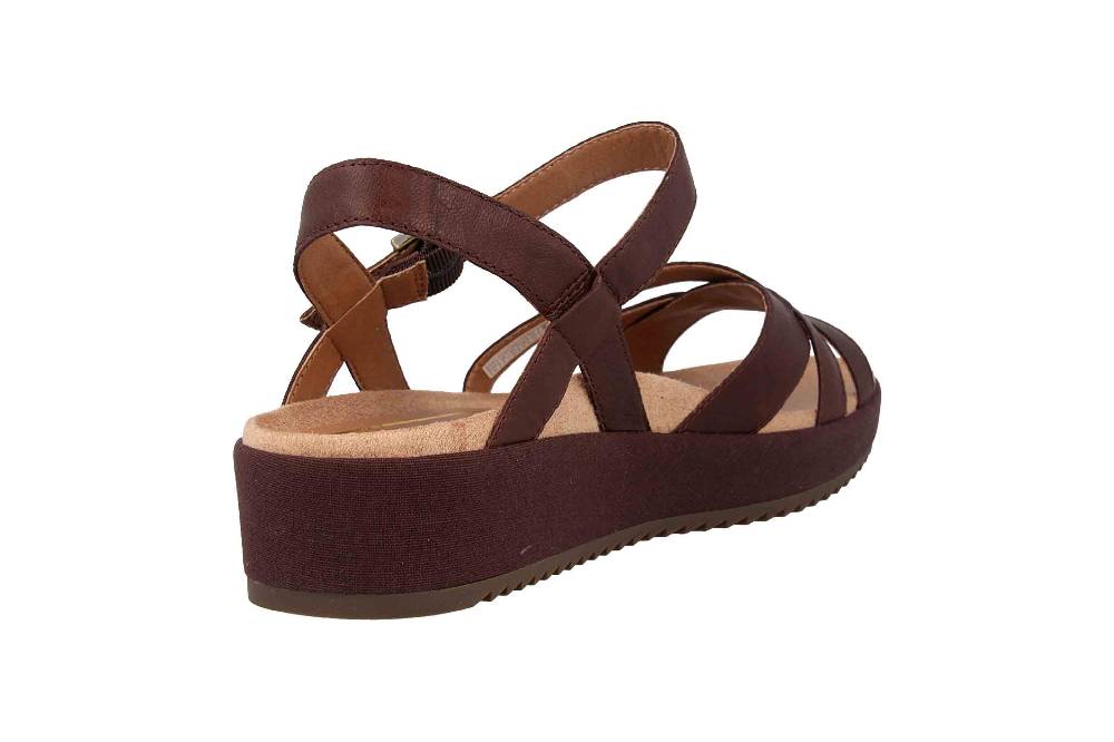 Vionic Sandaletten In Übergrößen Braun Violet Chocolate Große Damenschuhe
