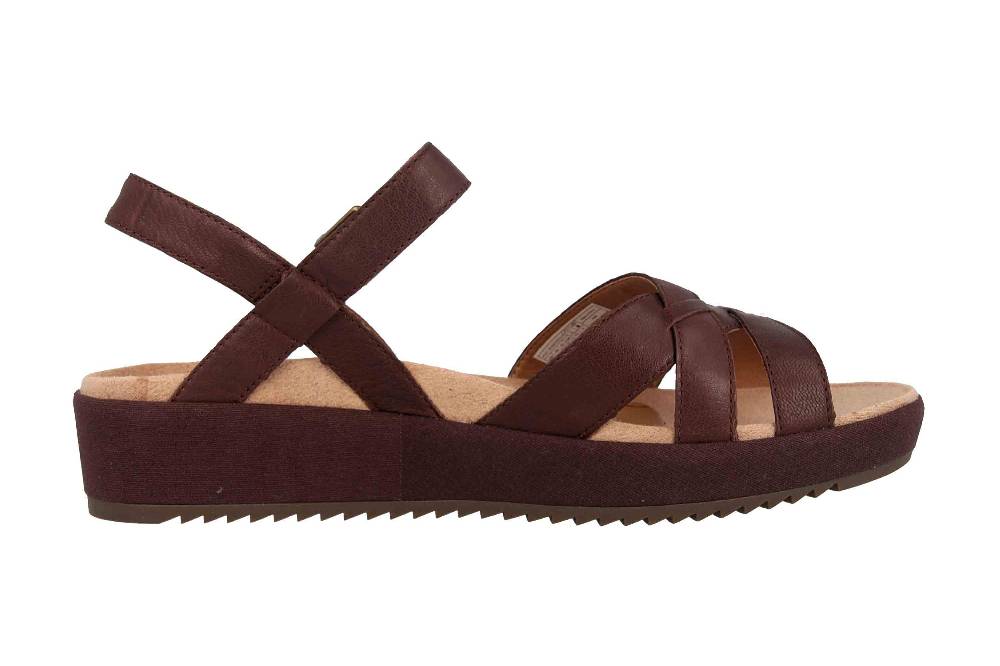 Vionic Sandaletten In Übergrößen Braun Violet Chocolate Große Damenschuhe
