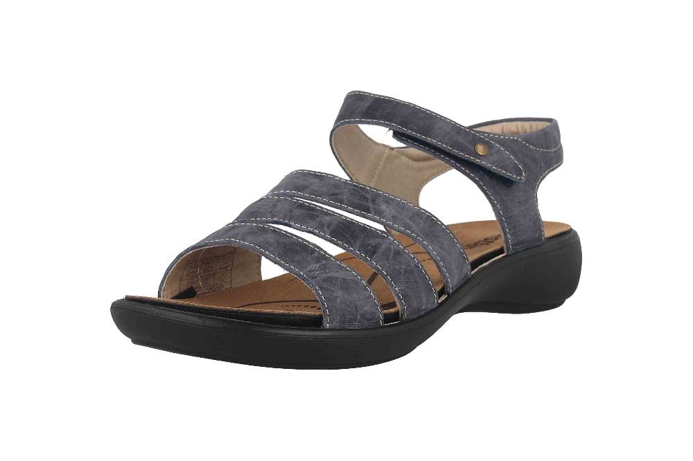 Westland Ibiza 111 Sandalen In Übergrößen Blau 16711 40 530 Große Damenschuhe