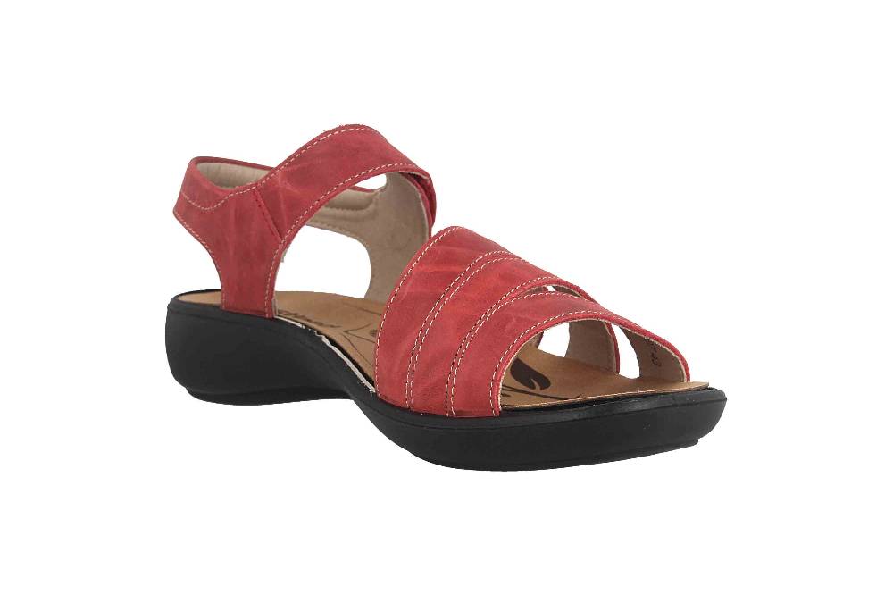 Westland Ibiza 111 Sandalen In Übergrößen Rot 16711 40 450 Große Damenschuhe