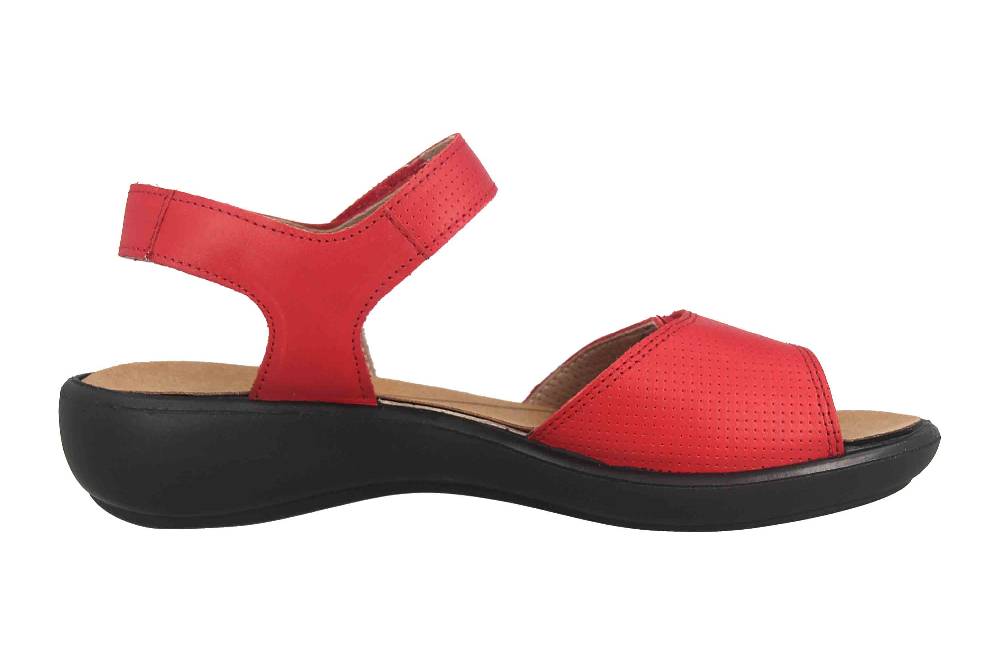 Westland Ibiza 115 Sandalen In Übergrößen Rot 16715 96 400 Große Damenschuhe