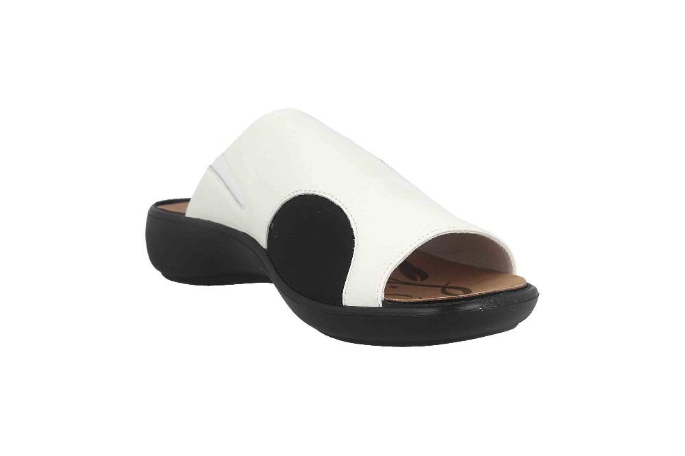 Westland Ibiza 117 Pantoletten In Übergrößen Weiß 16717 389 001 Große Damenschuhe