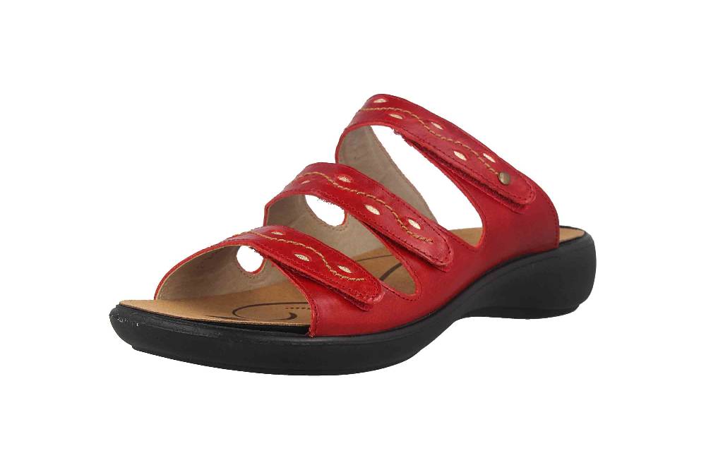 Westland Ibiza 66 Pantoletten In Übergrößen Rot 16766 69 400 Große Damenschuhe