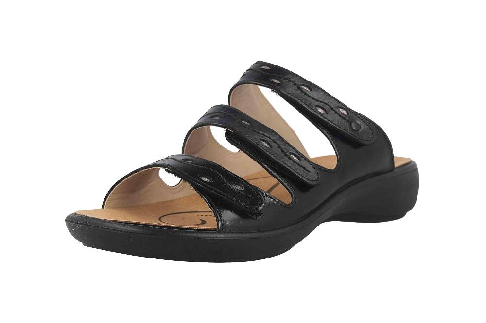 Westland Ibiza 66 Pantoletten In Übergrößen Schwarz 16766 43 100 Große Damenschuhe
