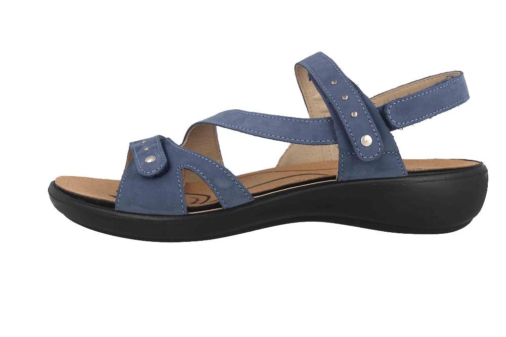 Westland Ibiza 70 Sandalen in Übergrößen Blau 16770 001 500 große Damenschuhe