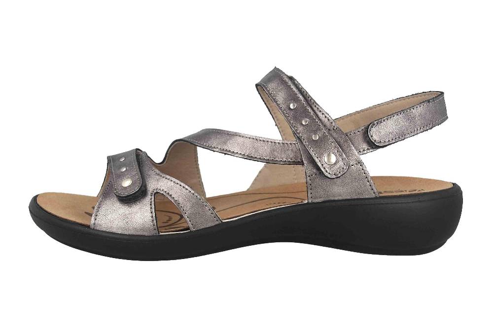 Westland Ibiza 70 Sandalen in Übergrößen Grau 16770 49 700 große Damenschuhe
