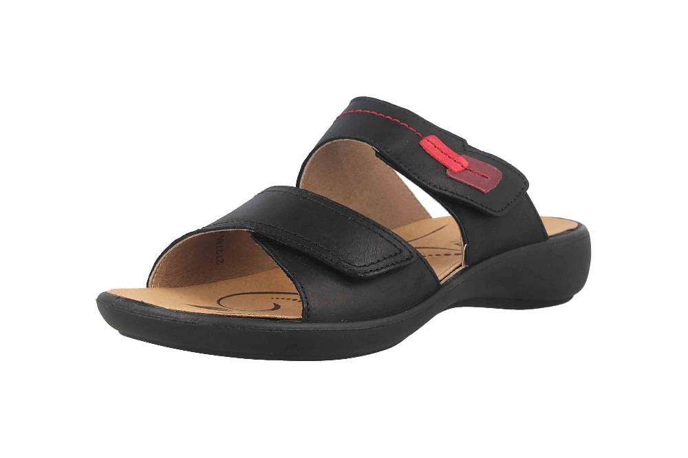 Westland Ibiza 75 Sandalen In Übergrößen Schwarz 16775 128 101 Große Damenschuhe