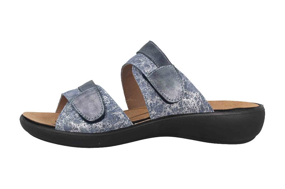 Westland Ibiza 81 Sandalen in Übergrößen Blau 16781 480 531 große Damenschuhe