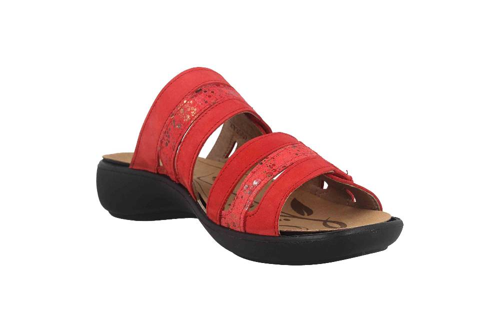 Westland Ibiza 83 Sandalen In Übergrößen Rot 16783 508 401 Große Damenschuhe