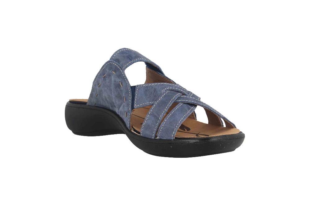 Westland Ibiza 99 Sandalen In Übergrößen Blau 16799 40 505 Große Damenschuhe