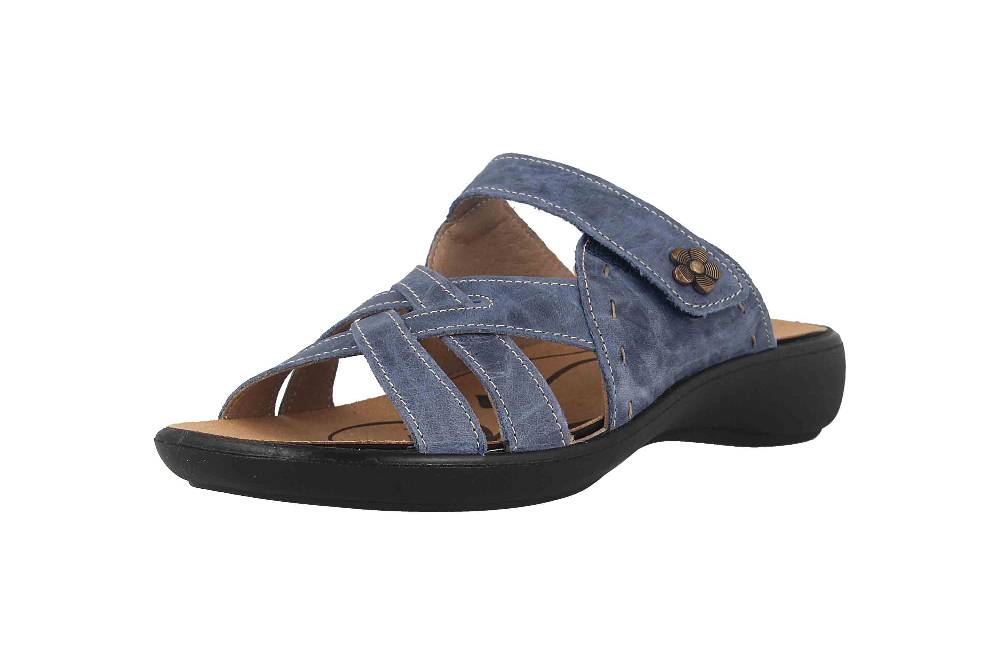Westland Ibiza 99 Sandalen In Übergrößen Blau 16799 40 505 Große Damenschuhe