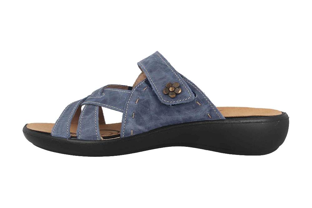 Westland Ibiza 99 Sandalen in Übergrößen Blau 16799 40 505 große Damenschuhe