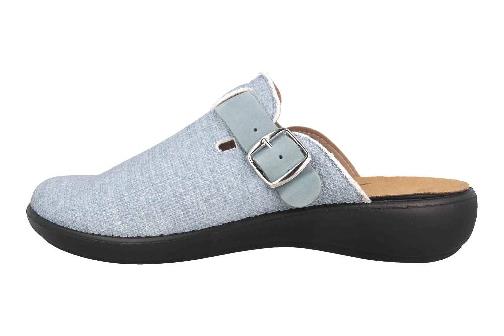 Westland Korsika 307 Clogs & Hausschuhe in Übergrößen Blau 15307 515 541 große Damenschuhe