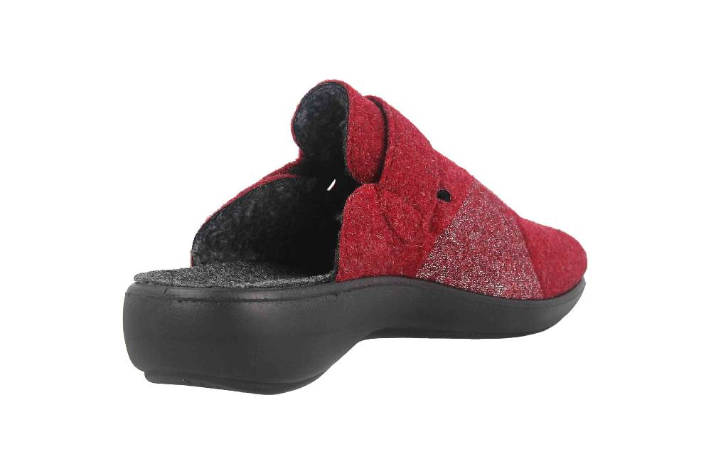 Westland Korsika 308 Clogs & Hausschuhe In Übergrößen Rot 15308-PL315-460 Große Damenschuhe