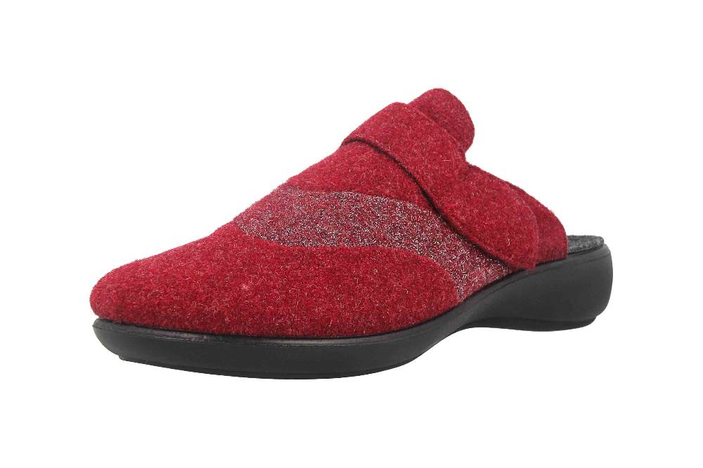 Westland Korsika 308 Clogs & Hausschuhe In Übergrößen Rot 15308-PL315-460 Große Damenschuhe