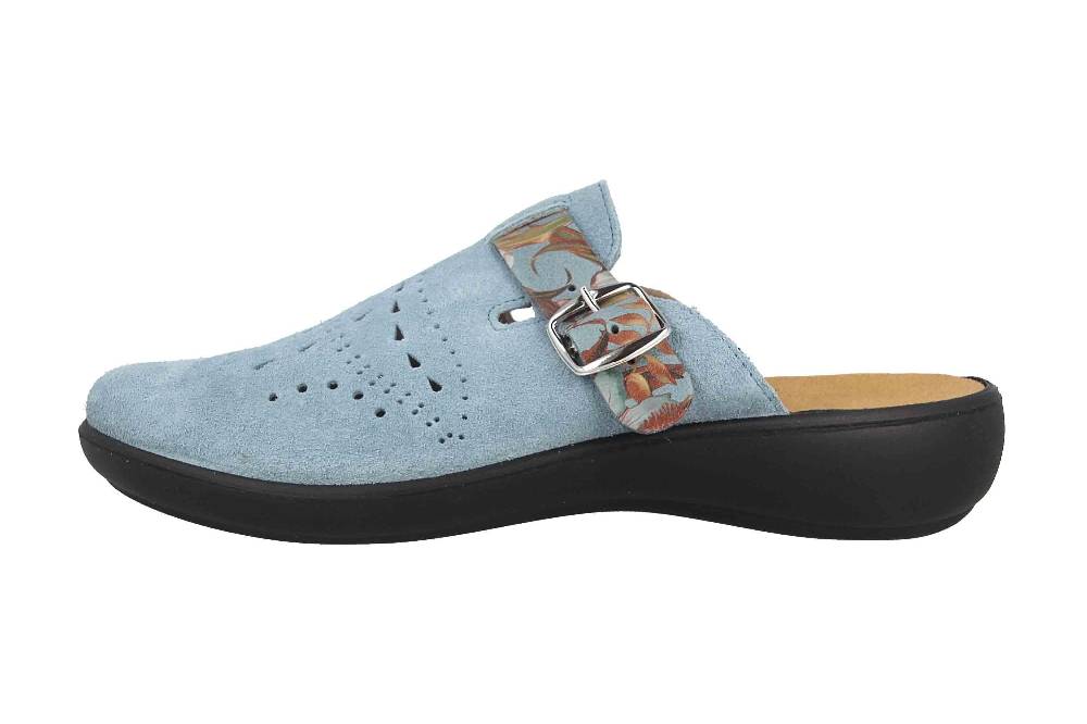 Westland Korsika 345 Clogs & Hausschuhe In Übergrößen Blau 15345 28 521 Große Damenschuhe