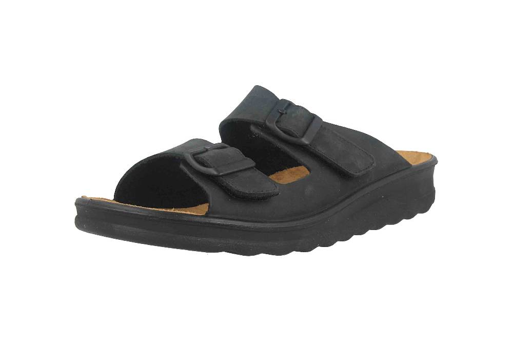 Westland Metz 266 Clogs & Hausschuhe In Übergrößen Schwarz 26266 348 100 Große Herrenschuhe