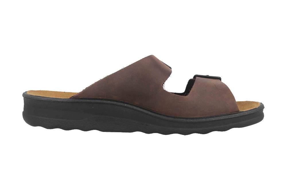 Westland Metz 266 Pantoletten In Übergrößen Braun 26266 348 380 Große Herrenschuhe