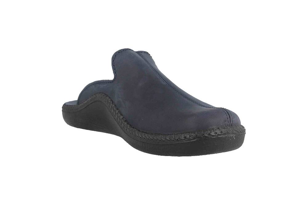 Westland Monaco 202 G Clogs & Hausschuhe In Übergrößen Blau 20602 348 540 Große Herrenschuhe