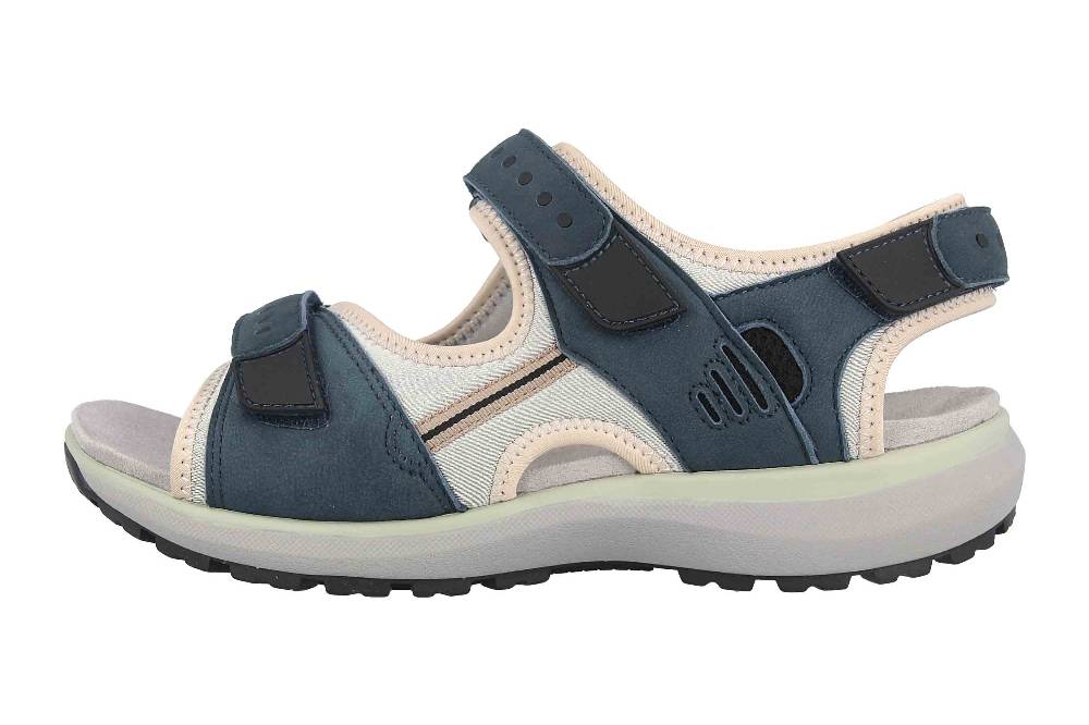 Westland Olivia 02 Sandalen in Übergrößen Blau 78402 21 500 große Damenschuhe