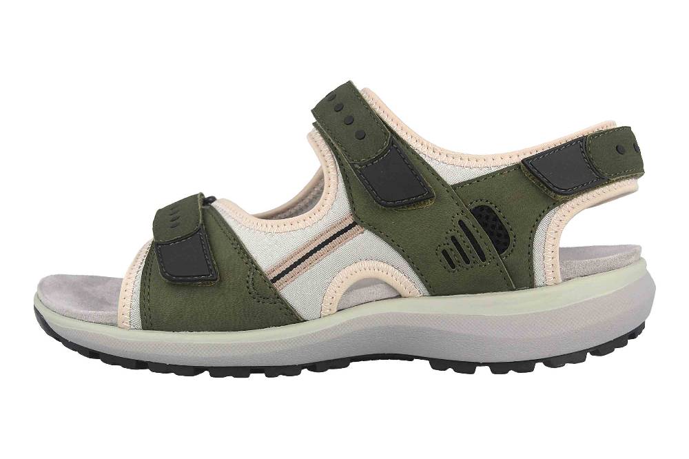 Westland Olivia 02 Sandalen in Übergrößen Grün 78402 21 630 große Damenschuhe