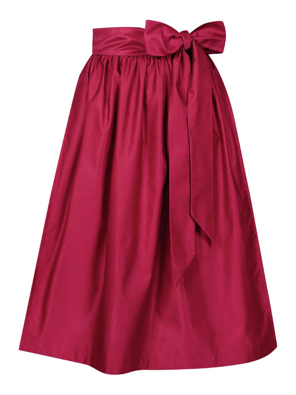 Limberry Beeren-farbene Dirndlschürze in Seidenoptik - FRIEDA