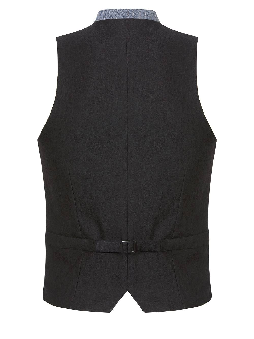 Limberry Blau-beige Gestreifte Trachtenweste - PIUS ZSH 3689