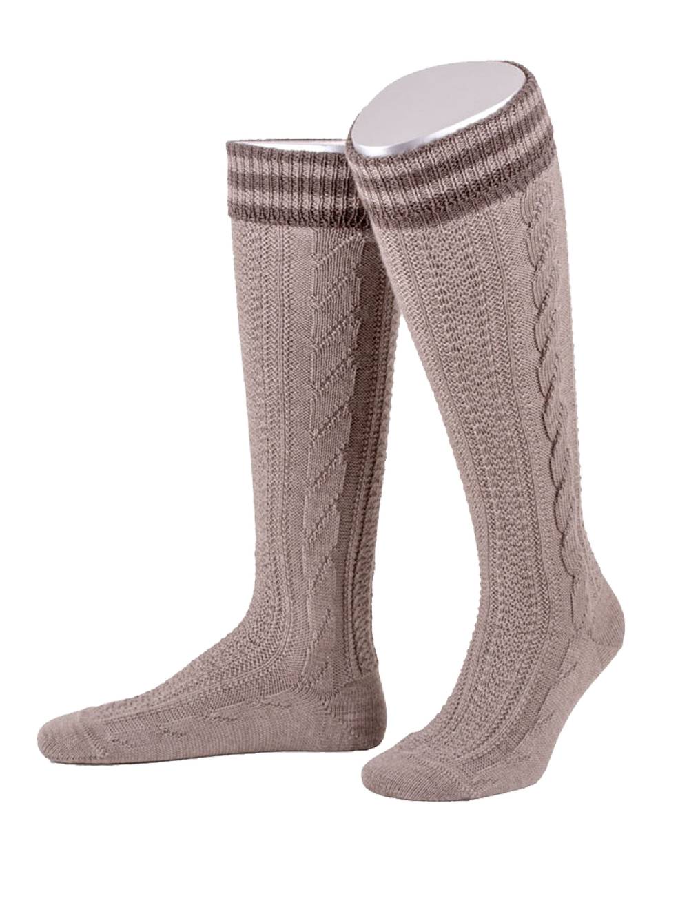 Limberry Brauner Trachten-Kniebundstrumpf - L8995R.1211