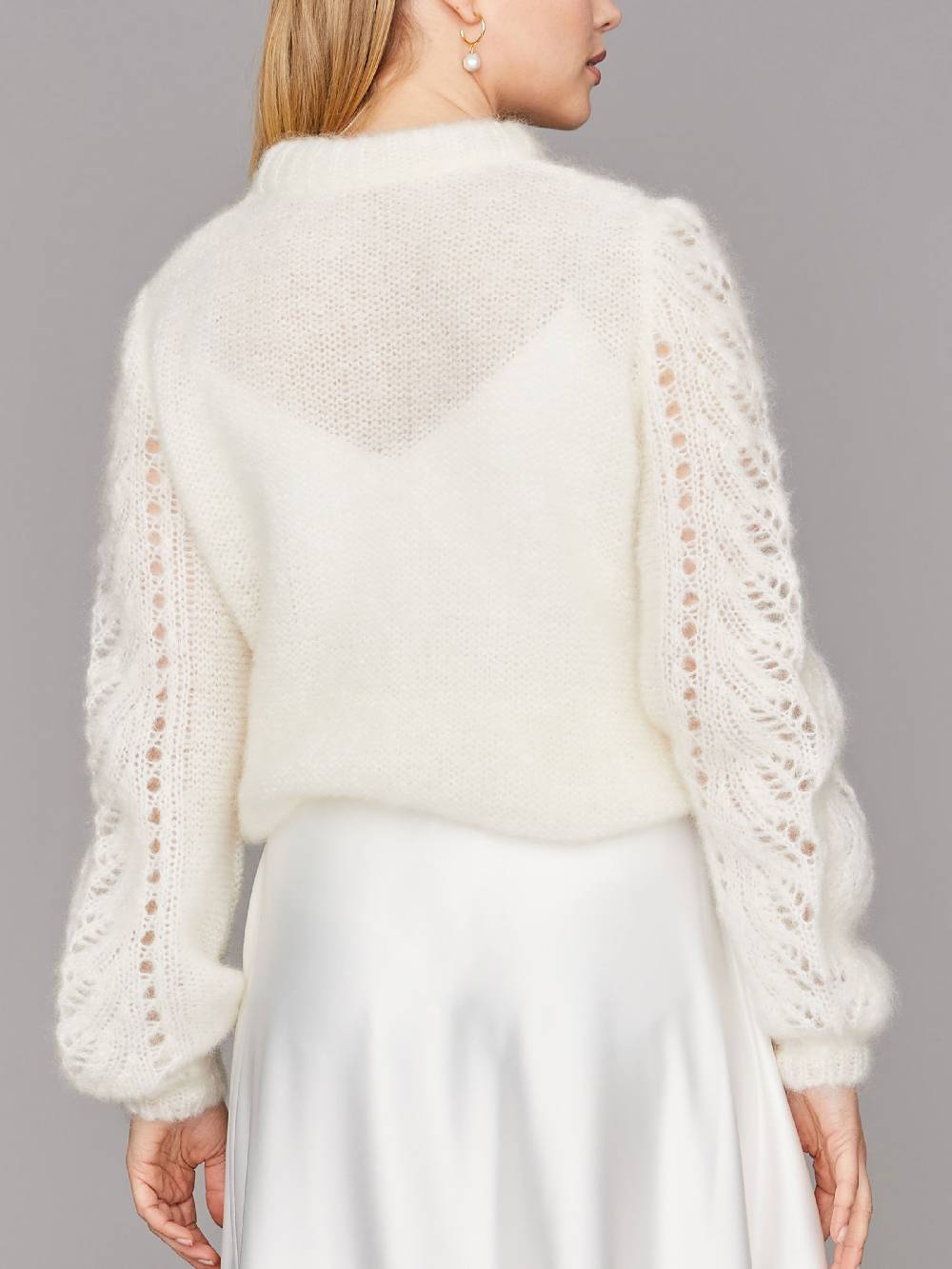 Limberry Braut-Pullover Aus Mohair Mit Ajourmuster - CLEO