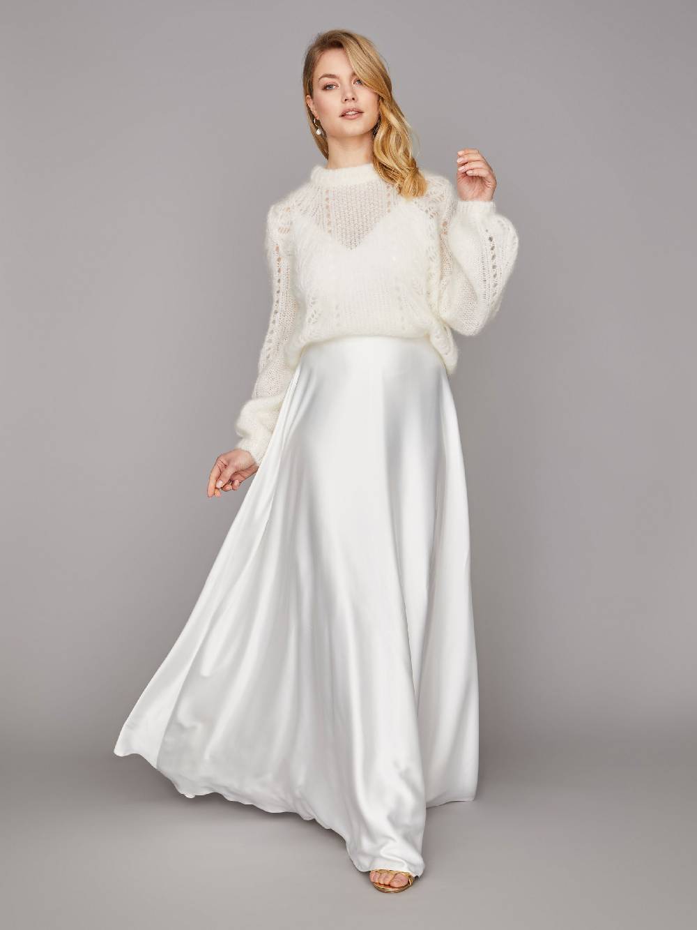 Limberry Braut-Pullover Aus Mohair Mit Ajourmuster - CLEO