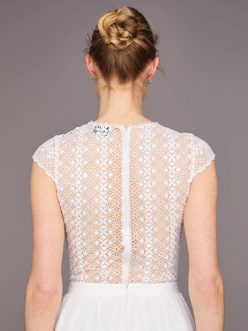 Limberry Cremefarbener Braut-Body Mit Flügelarm - FAYE