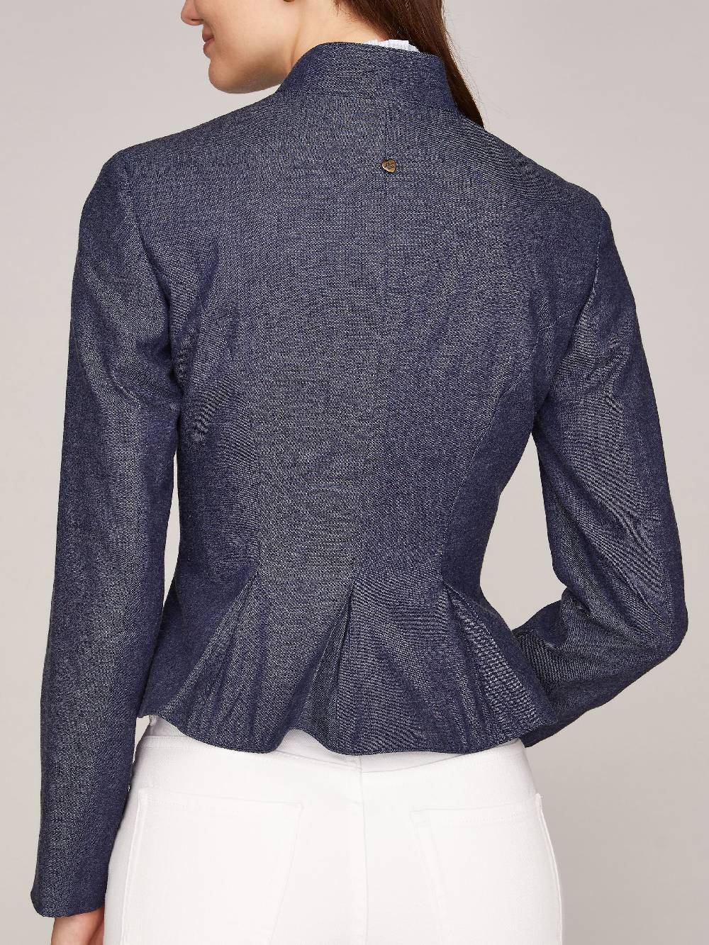 Limberry Denimfarbener Trachten-Blazer Mit Stehkragen - CHRISTL