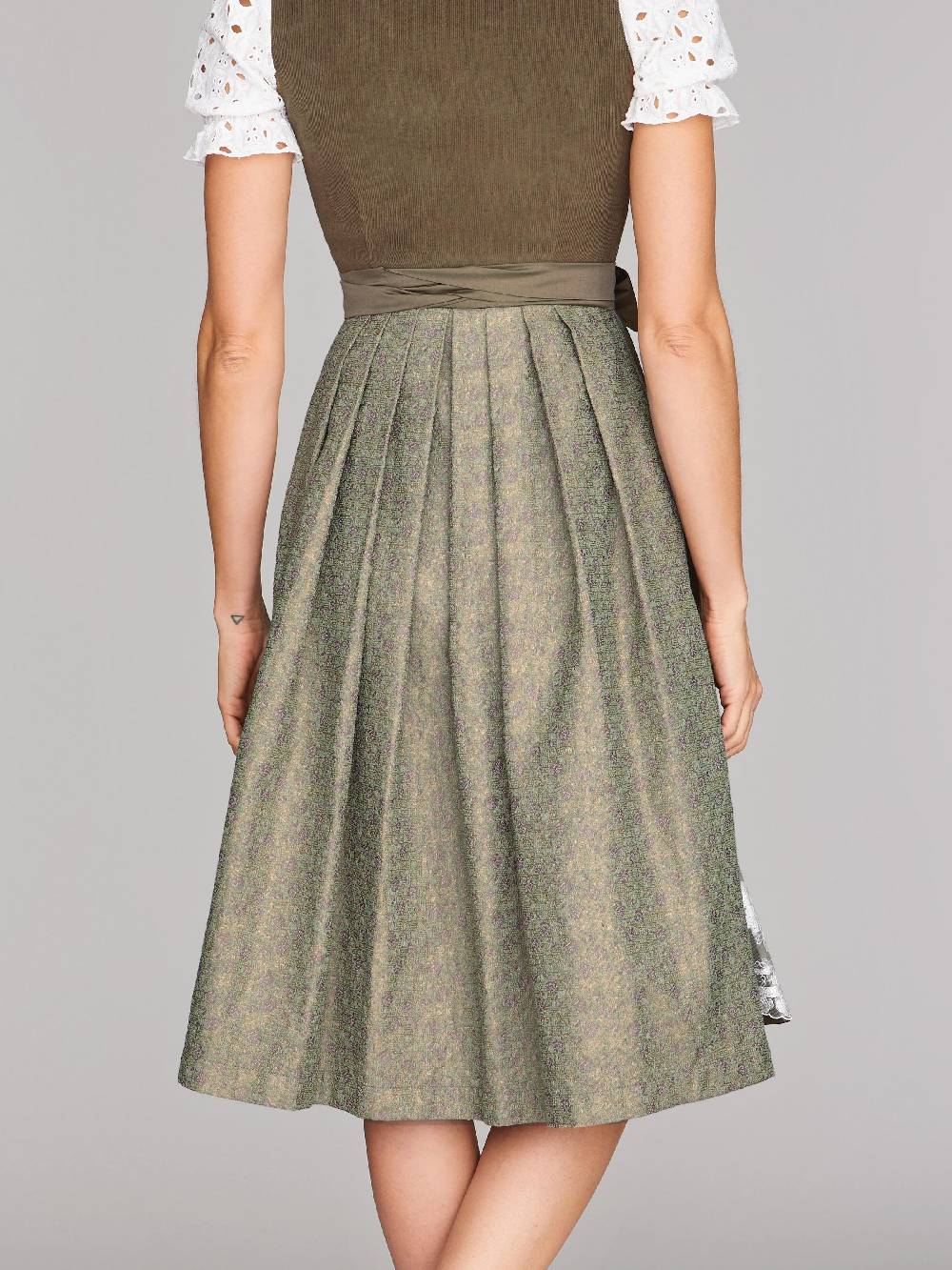 Limberry Dirndl Mit Cord-Mieder In Oliv - CAMILLE OLIVE