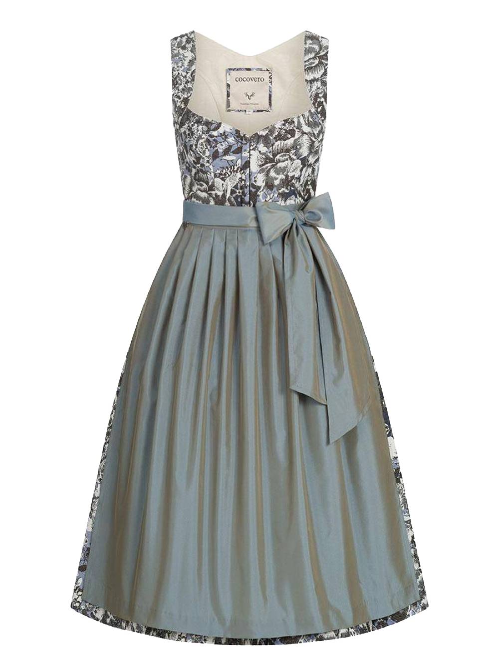 Limberry Dirndl Mit Floralem Allover Muster - ANNELIE BLUE FLOWER