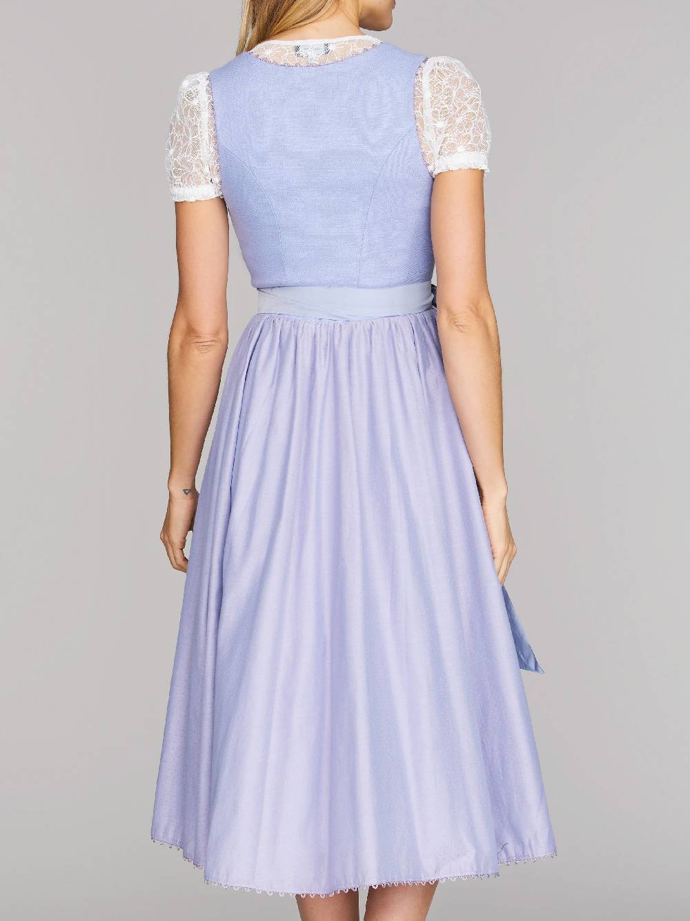 Limberry Dirndl Mit Leinen-Mieder In Flieder - MÜNCHEN FLIEDER