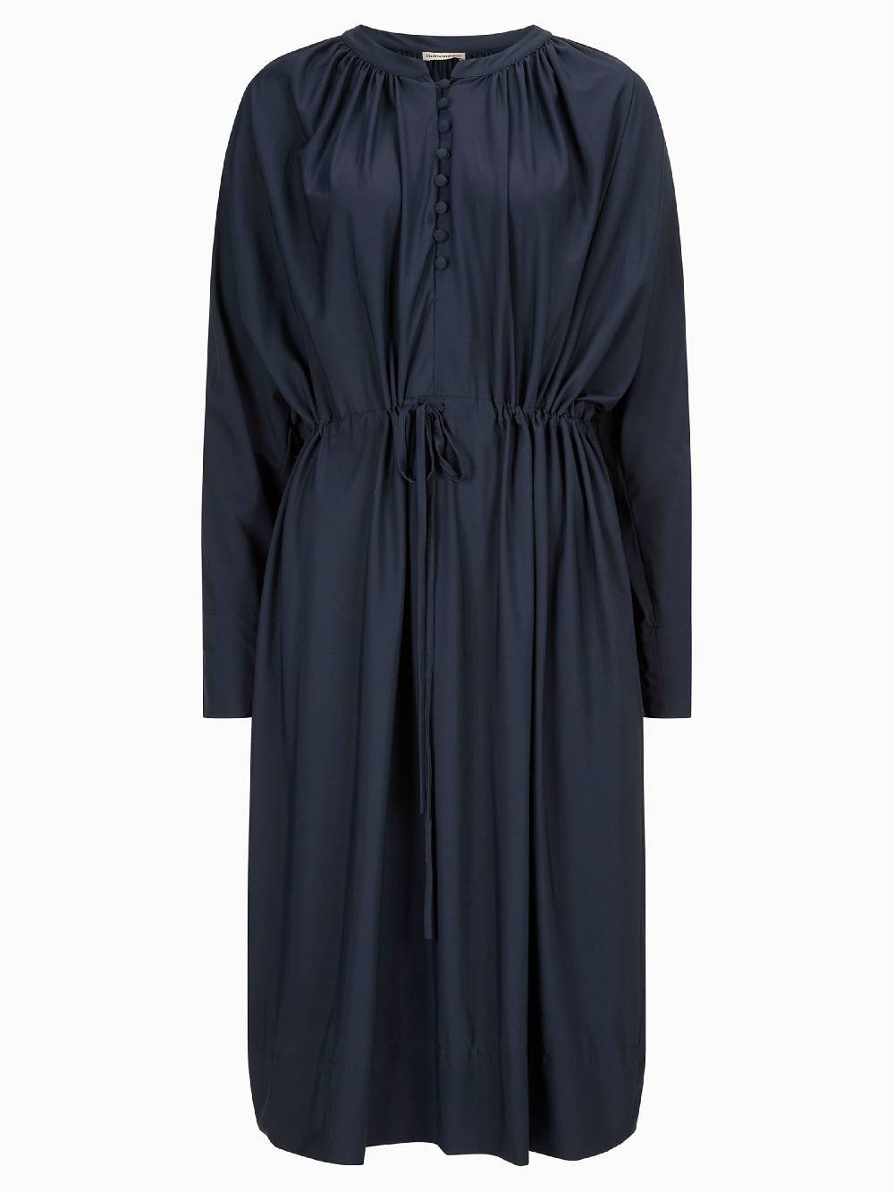 Limberry Dunkelblaues Oversize-Kleid Mit Knopfleiste - LIV SCHWARZBLAU