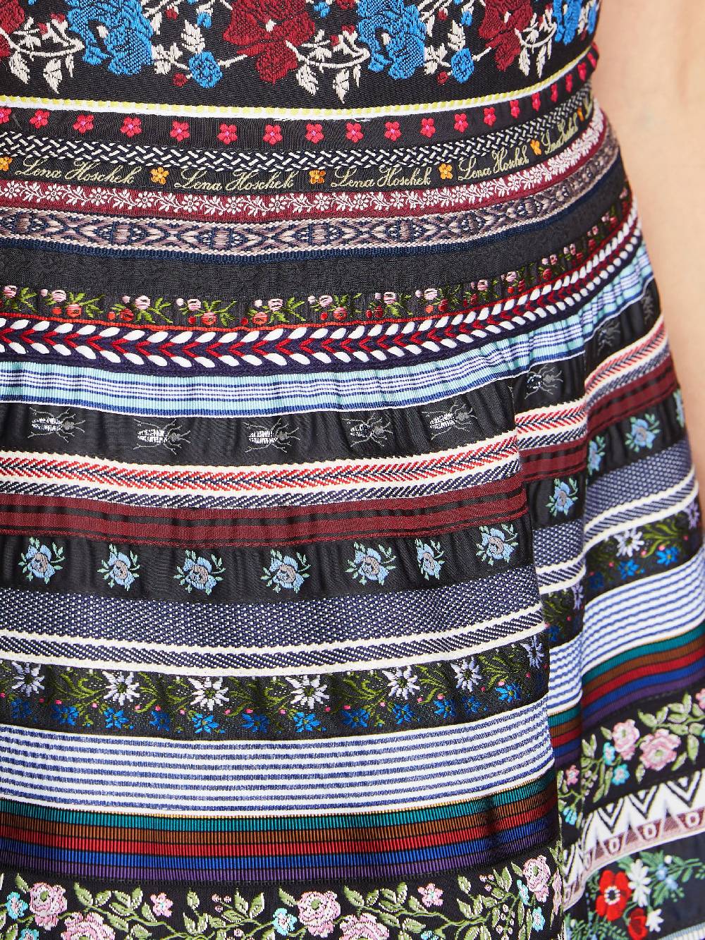 Limberry Dunkler Bänderrock - RIBBON SKIRT NIGHTSHADE